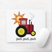 Rote Bauernhof-Traktor-T - Shirts und Geschenke Mousepad (Mit Mouse)
