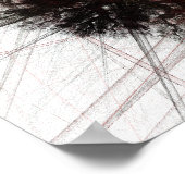 rote Bäume 1 [Detail] riesiger digitaler Druck Poster (Ecke)