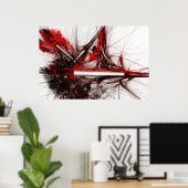 rote Bäume 1 [Detail] riesiger digitaler Druck Poster (Heimbüro)