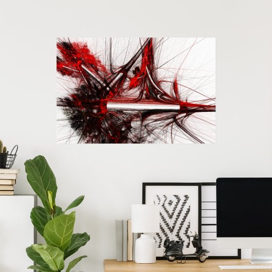 rote Bäume 1 [Detail] riesiger digitaler Druck Poster (Heimbüro)