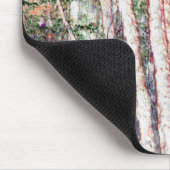 Rote Bäume Mousepad (Ecke)