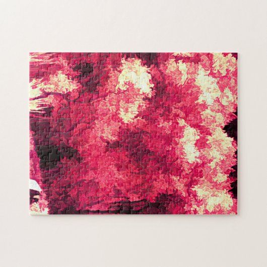 Rote Bäume Puzzle (Horizontal)