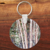 Rote Bäume Schlüsselanhänger (Vorderseite)