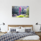 Rote Baumlandschaft Szene (Wrapped Canvas Print) Leinwanddruck (Insitu (Schlafzimmer))