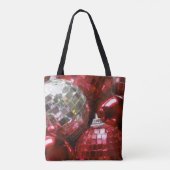 Rote Bausteine überall Tasche (Rückseite)