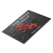 Rote Beere Notizblock (angewinkelt)