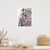 Rote Beere Poster (Küche)