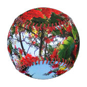 Rote Beeren Baseball (Rückseite)