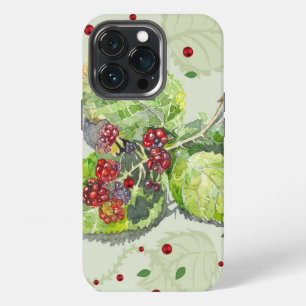 Rote Beeren der Brombeere iPhone 13 Pro Hülle