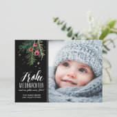 Rote Beeren | Frohe Weihnachten (Stehend Vorderseite)