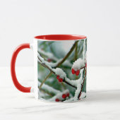 Rote Beeren im Schnee 2025 Tasse (Links)