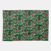 Rote Beeren, Longonbeeren Küchentücher (Horizontal)