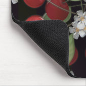 Rote Beeren Mousepad (Ecke)