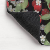Rote Beeren Mousepad (Ecke)