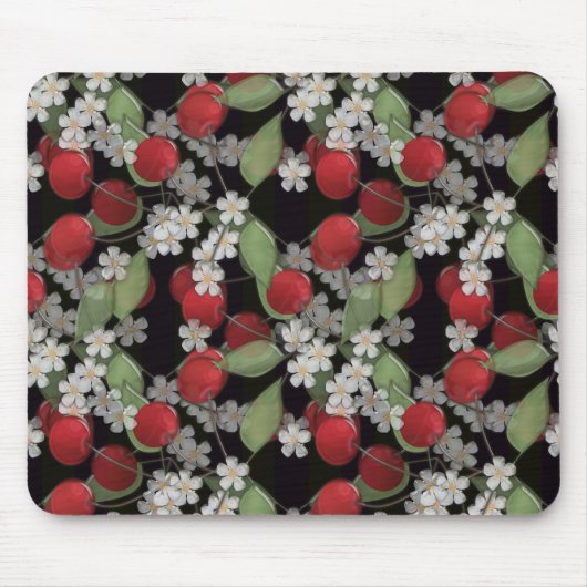 Rote Beeren Mousepad (Vorne)