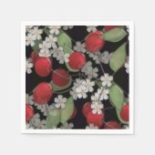 Rote Beeren Serviette (Vorderseite)