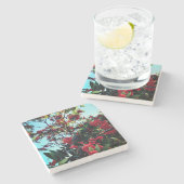 Rote Beeren Steinuntersetzer (Seitenansicht)