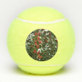 Rote Beeren Tennisbälle (Rückseite)