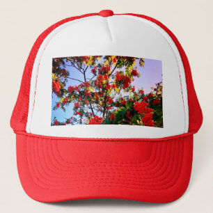 Rote Beeren Truckerkappe
