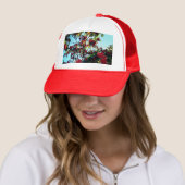 Rote Beeren Truckerkappe (Beispiel)