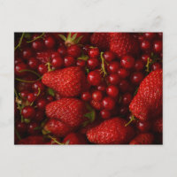 Rote Beeren und Erdbeeren