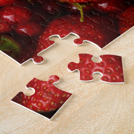 Rote Beeren und Erdbeeren Puzzle (Seite)