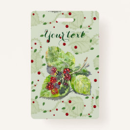 Rote Beeren von BlackBerry Ausweis