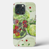 Rote Beeren von BlackBerry Case-Mate iPhone Hülle (Rückseite)