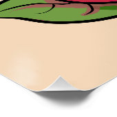 Rote Beete beet Poster (Ecke)