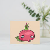 Rote Beete beet Postkarte (Stehend Vorderseite)