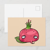 Rote Beete beet Postkarte (Vorne/Hinten)
