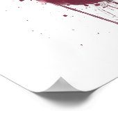 Rote Beete Poster (Ecke)