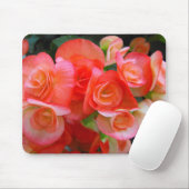 Rote Begonia-Blume Mousepad (Mit Mouse)