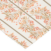 Rote Berries & Blätter Botanisches Elfenbein Kurzer Tischläufer (Ecke)