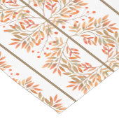 Rote Berries & Blätter Kurzer Herbsttisch Kurzer Tischläufer (Ecke)