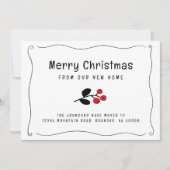 Rote Berries Holiday Moving an der Grenze Ankündigung (Vorderseite)