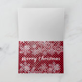 Rote Berries im Schnee Weihnachten Karte (Innenseite)