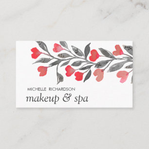 Rote berufliche weibliche Erinnerung der Herzen   Terminkarte