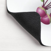 Rote-Bete-Wurzeln Illustration Mousepad (Ecke)