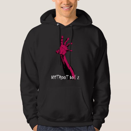 Rote-Bete-Wurzeln Junge 2 Hoodie (Vorderseite)