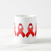 Rote Bewusstseins-Band-Tasse Kaffeetasse (Mittel)