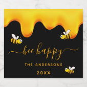 Rote Biene Schaumweinetikett (Einzelnes Label)