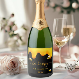 Rote Biene Schaumweinetikett