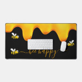 Rote Biene Schreibtischunterlage (Tastatur & Maus)