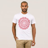 Rote Bikes Mandala T-Shirt (Vorne ganz)