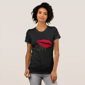 rote Bilder der Shirts Lippen (Vorne ganz)