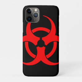 Rote Biogefährdung Symbol Phone Case
