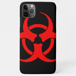 Rote Biogefährdung Symbol Phone Case