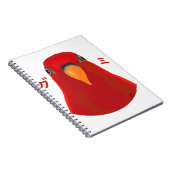 Rote Birne "GUMI" Notizblock (Rechte Seite)