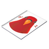 Rote Birne "GUMI" Notizblock (Linke Seite)